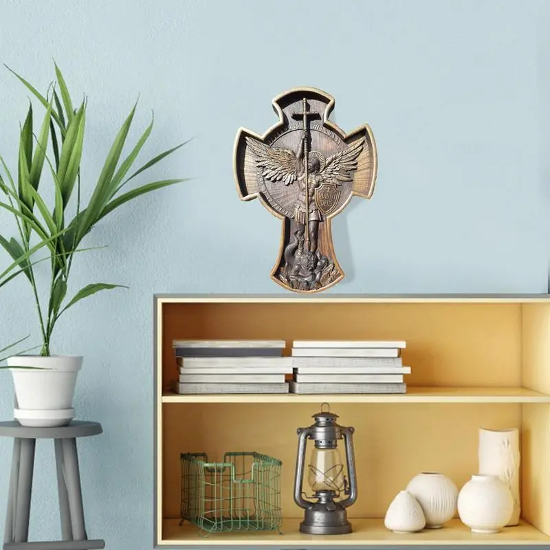 Divine Protector: Archangel Michael Statue