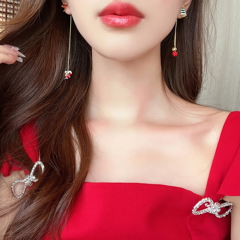 Enchanted Eve: Santa & Bells Earrings