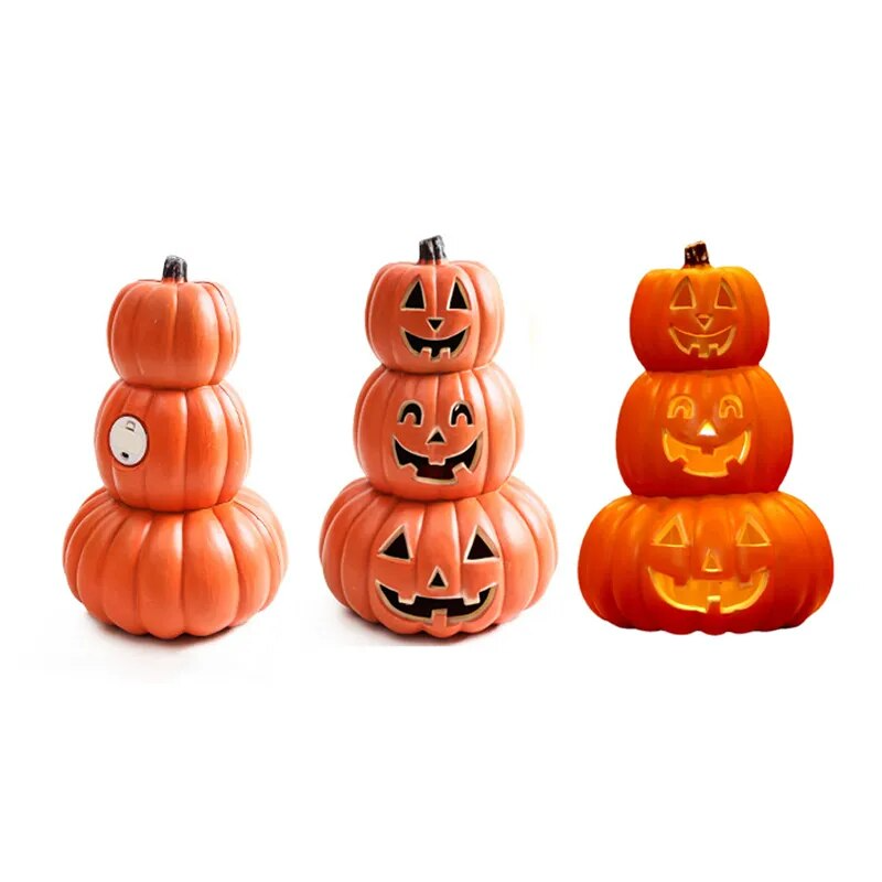 Triple Glow Pumpkin Stack