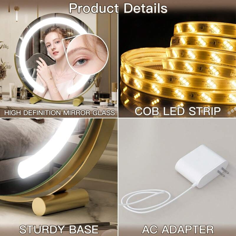 LuxeGlow Vanity Mirror