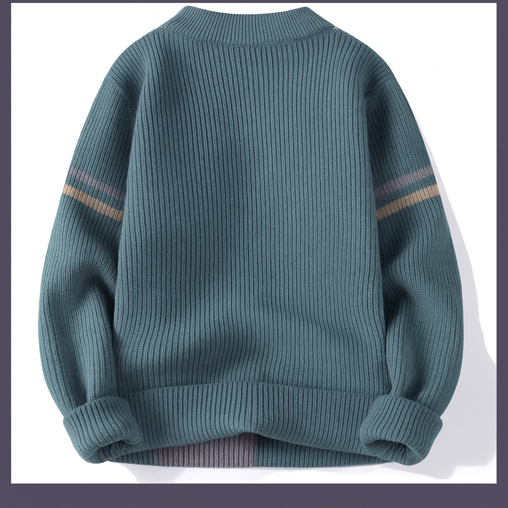 Oxford Wool-Blend Pullover