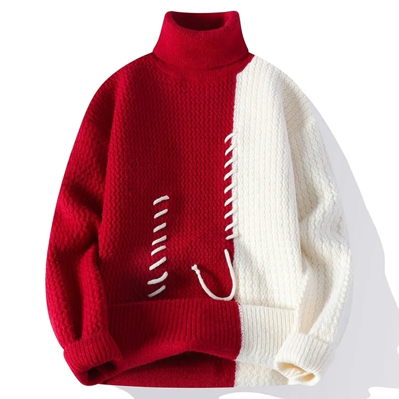 Hype Contrast Turtleneck