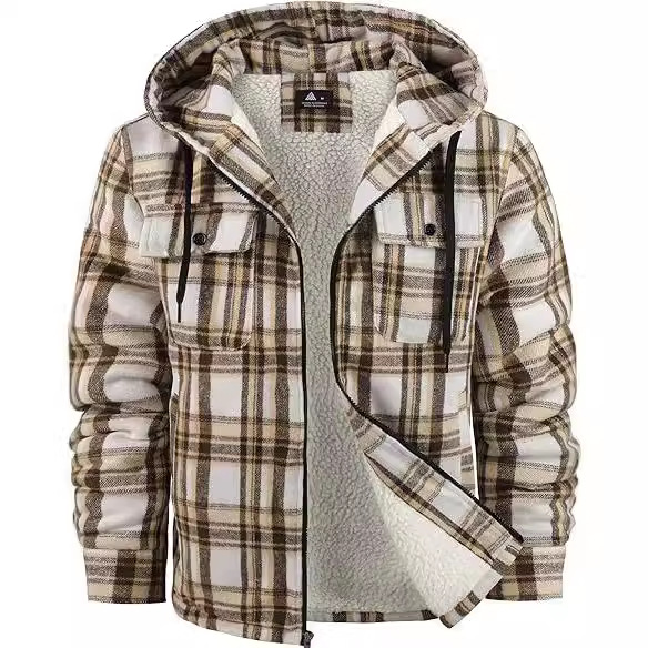 Highland Sherpa Plaid Jacket