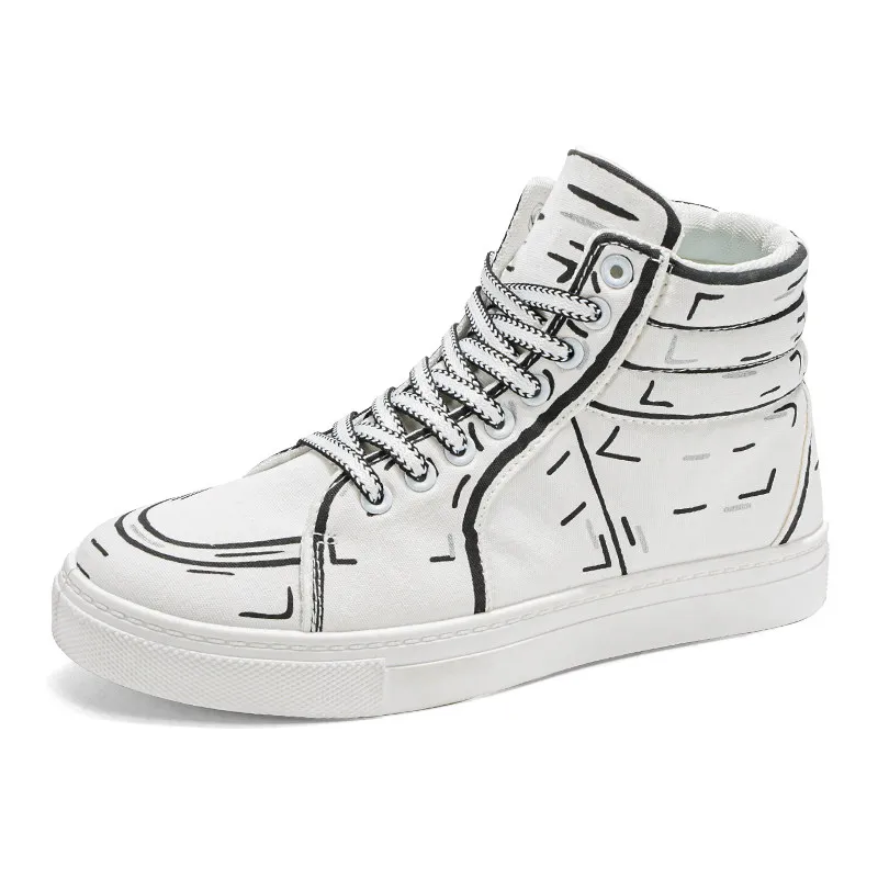 Hype Sketch Canvas Sneakers
