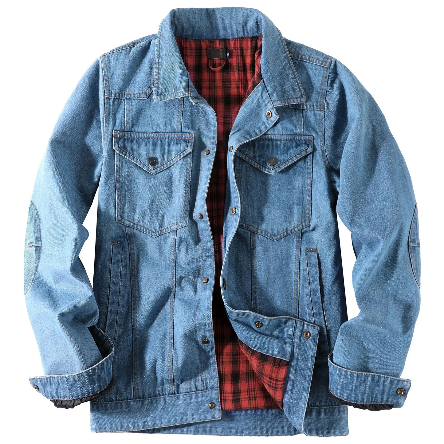 Ridge Plaid Denim Jacket
