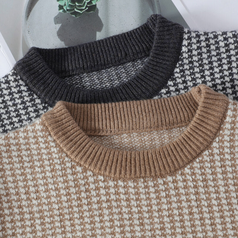 Hype Houndstooth Sweater