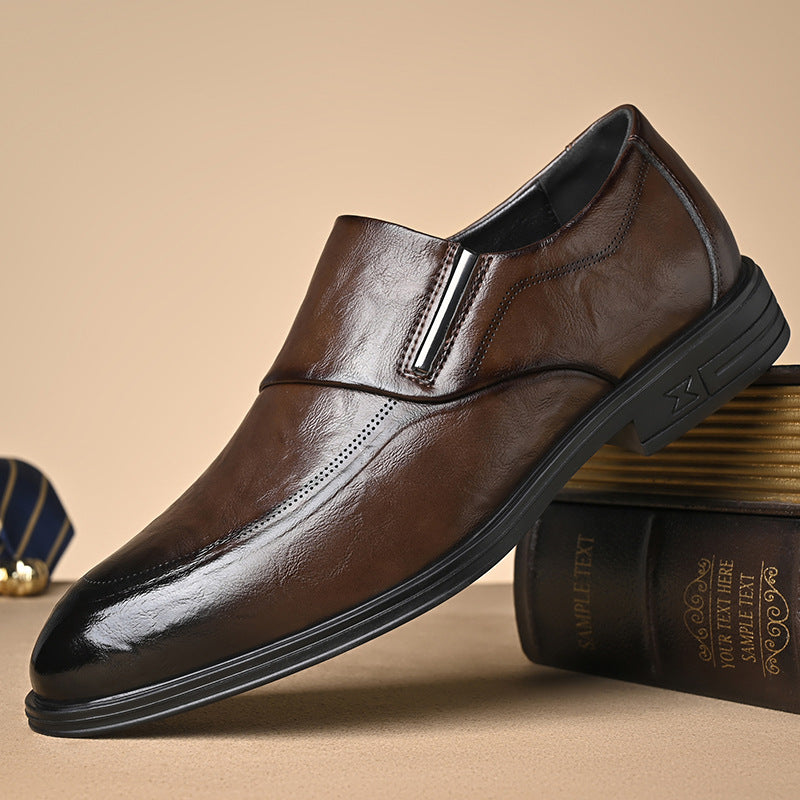 Oxford Leather Slip-On