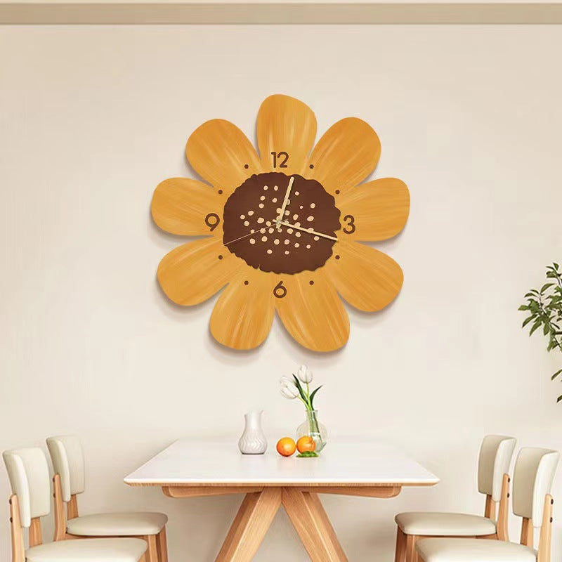 Mossy Bloom Wall Clock