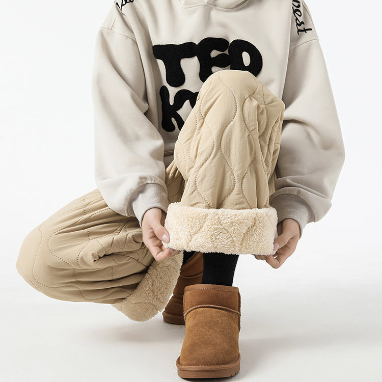 Hype Quilted Sherpa Pants