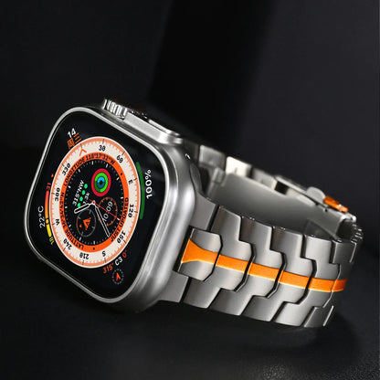 Titanium Stainless Steel Apple Watch Band
