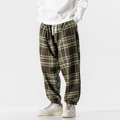 Hype Plaid Joggers