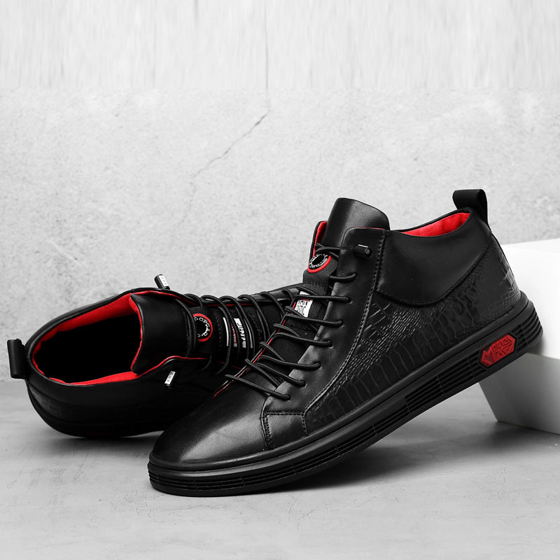 Nero Genuine Leather Sneakers