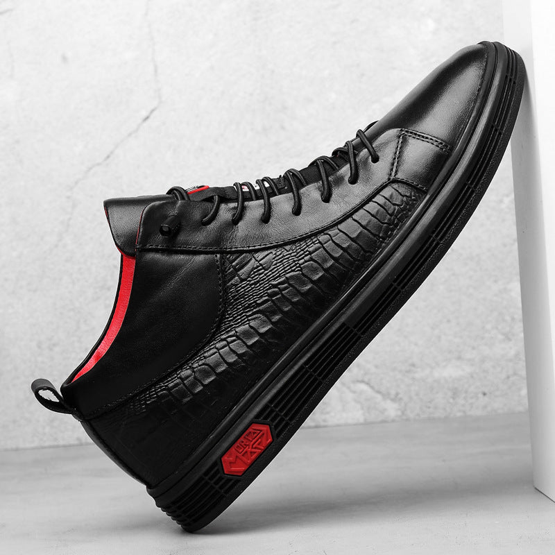 Nero Genuine Leather Sneakers