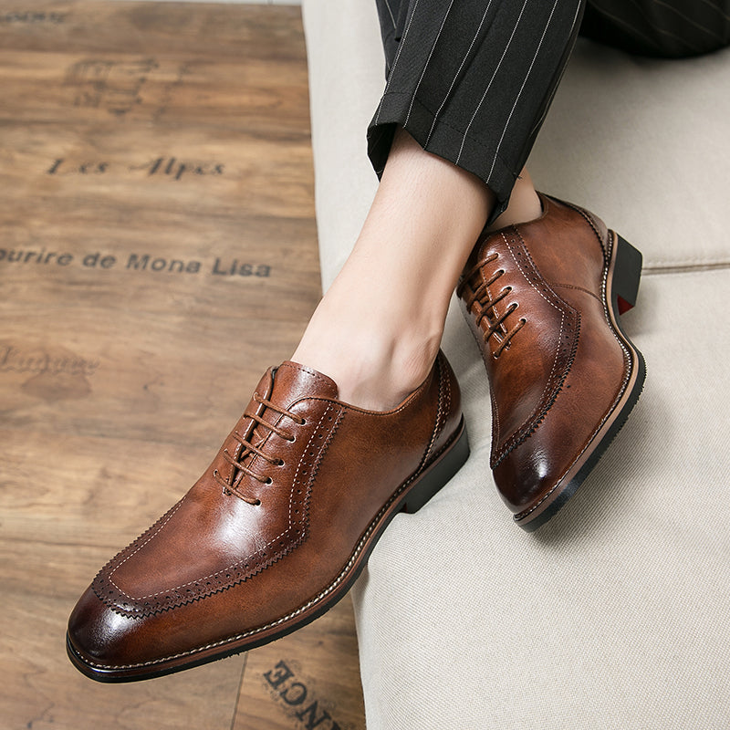 London Genuine Leather Dress Shoes