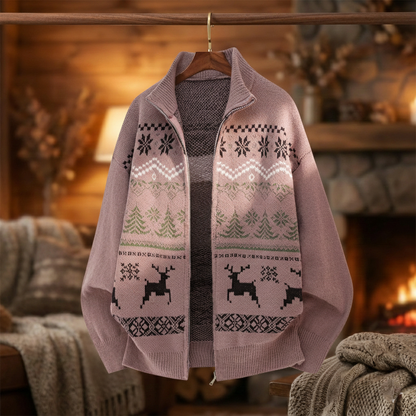 Alpine Wool Zip Cardigan