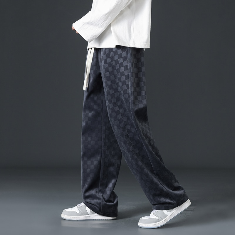 Hype Plaid Corduroy Sweatpants