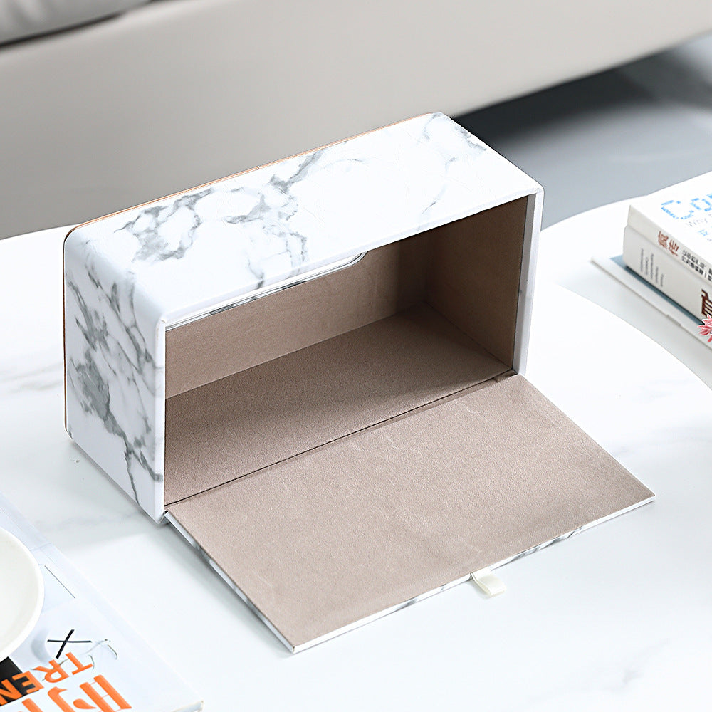 Artisan Marble Tissue Box Holder