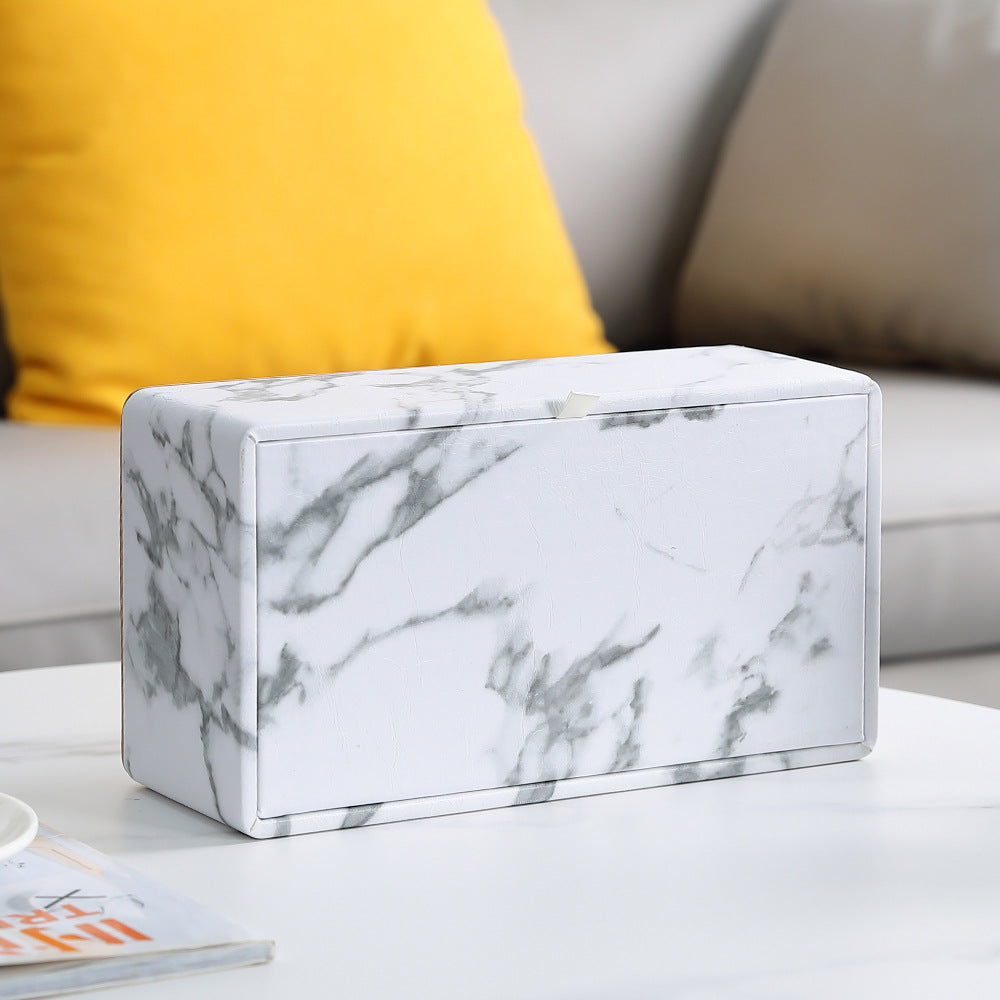 Artisan Marble Tissue Box Holder