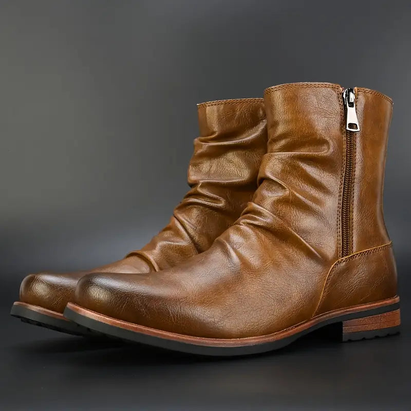 Heritage Leather Side-Zip Boots – Euploria
