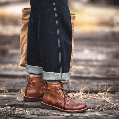Hudson Handcrafted Genuine Leather Boots