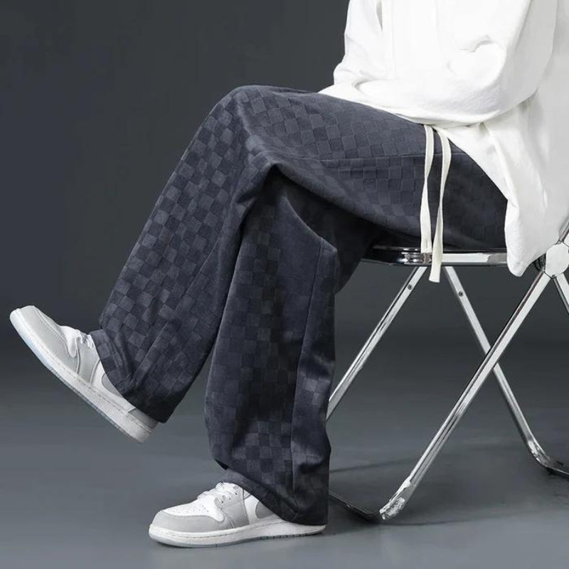 Hype Plaid Corduroy Sweatpants