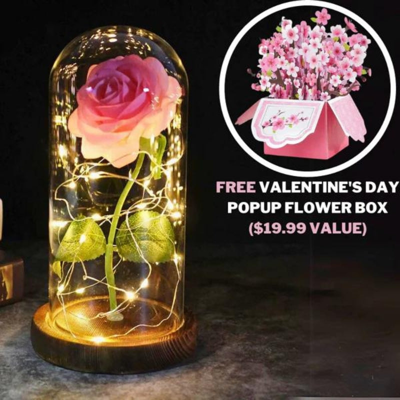 Valentine's Infinity Rose Glow