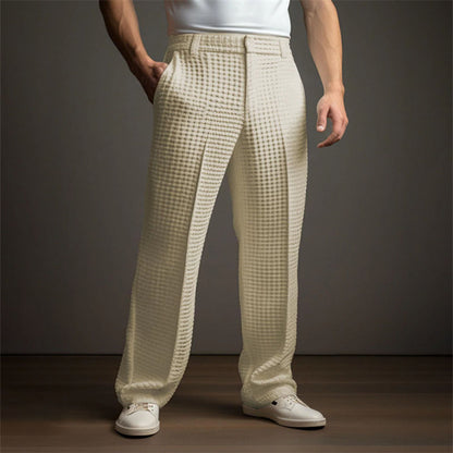 Brooks Waffle-Knit Trousers