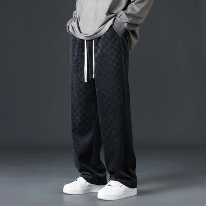 Hype Plaid Corduroy Sweatpants