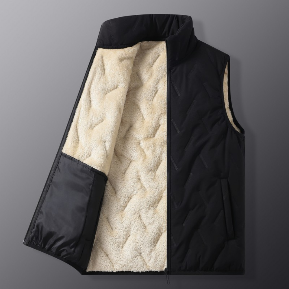 Crest Shearling Lined Vest