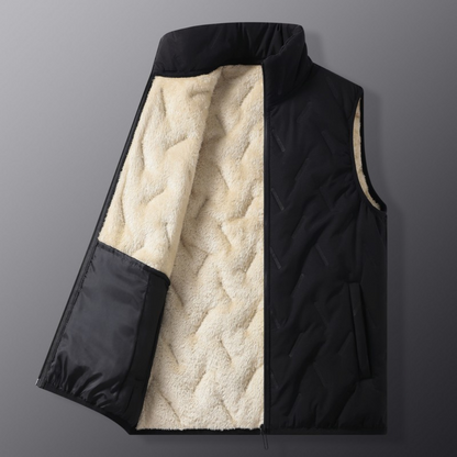 Crest Shearling Lined Vest