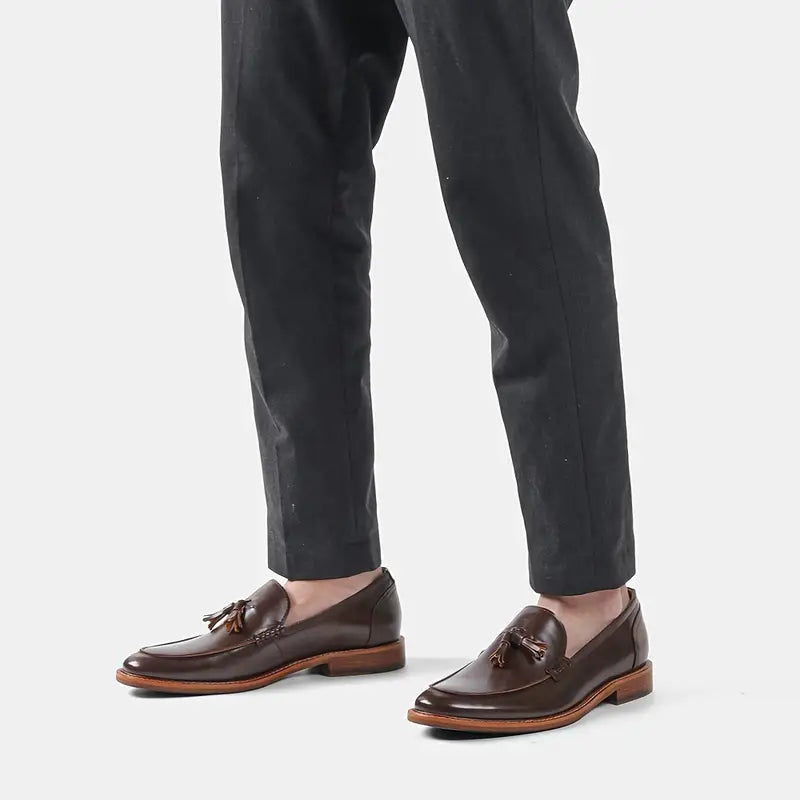 Sorrento Genuine Leather Tassel Loafers