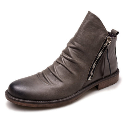 Milano Genuine Leather Chelsea Boots