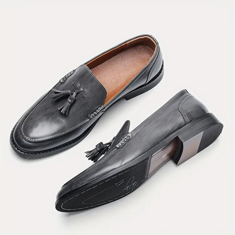 Sorrento Genuine Leather Tassel Loafers