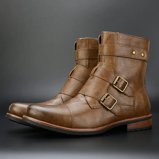 Heritage Leather Strap Boots