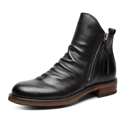 Milano Genuine Leather Chelsea Boots