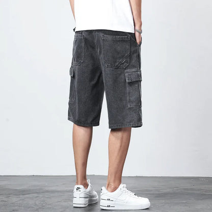 Bermuda Premium Denim Cargo Shorts