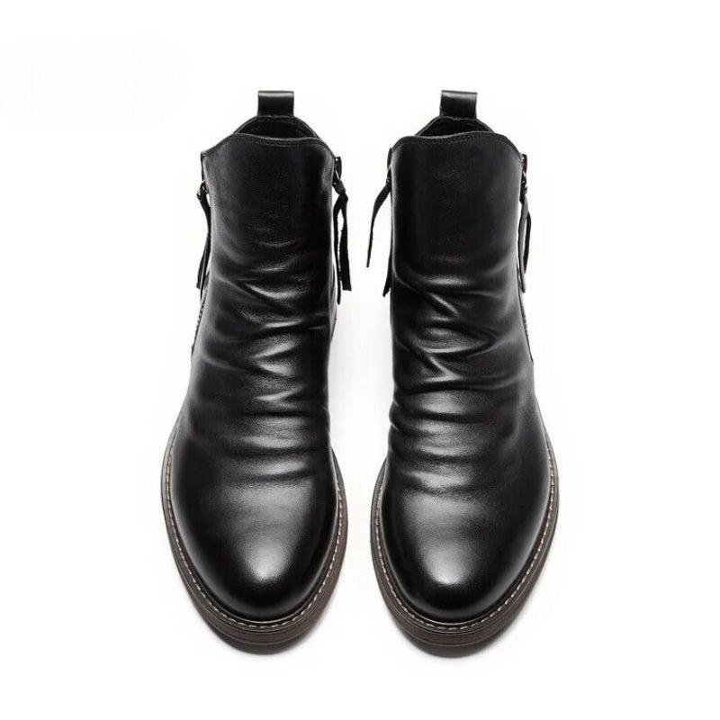 Milano Genuine Leather Chelsea Boots