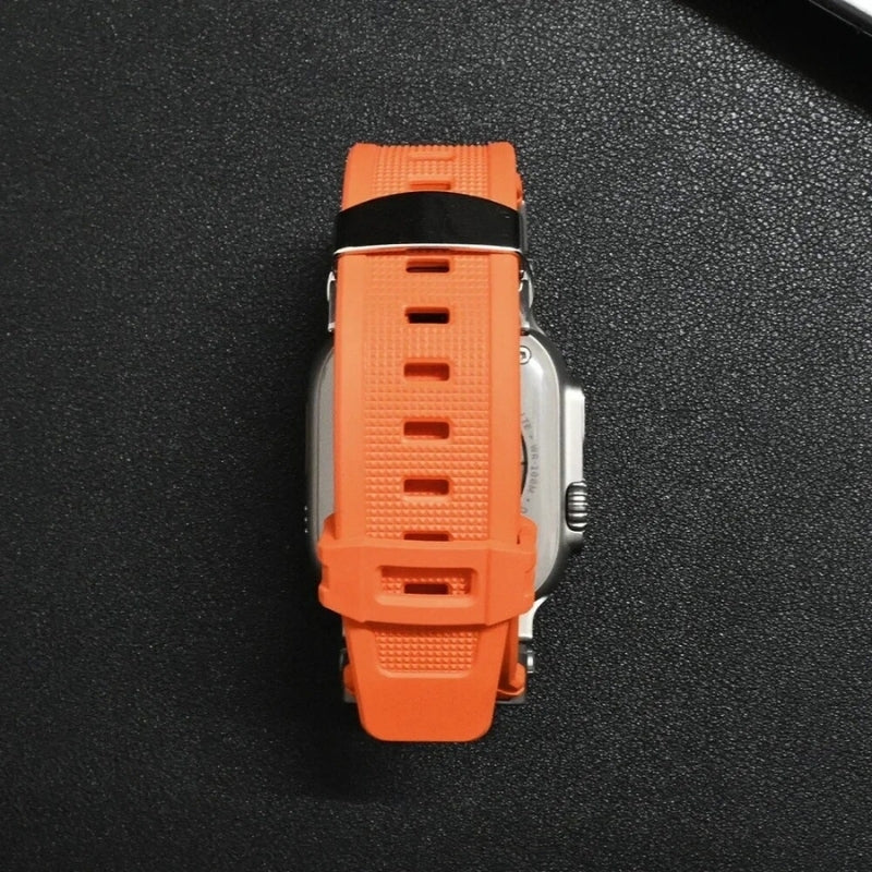 TitaniumBuckle™️ Silicone Apple Watch Band