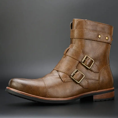 Heritage Leather Strap Boots