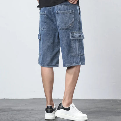 Bermuda Premium Denim Cargo Shorts