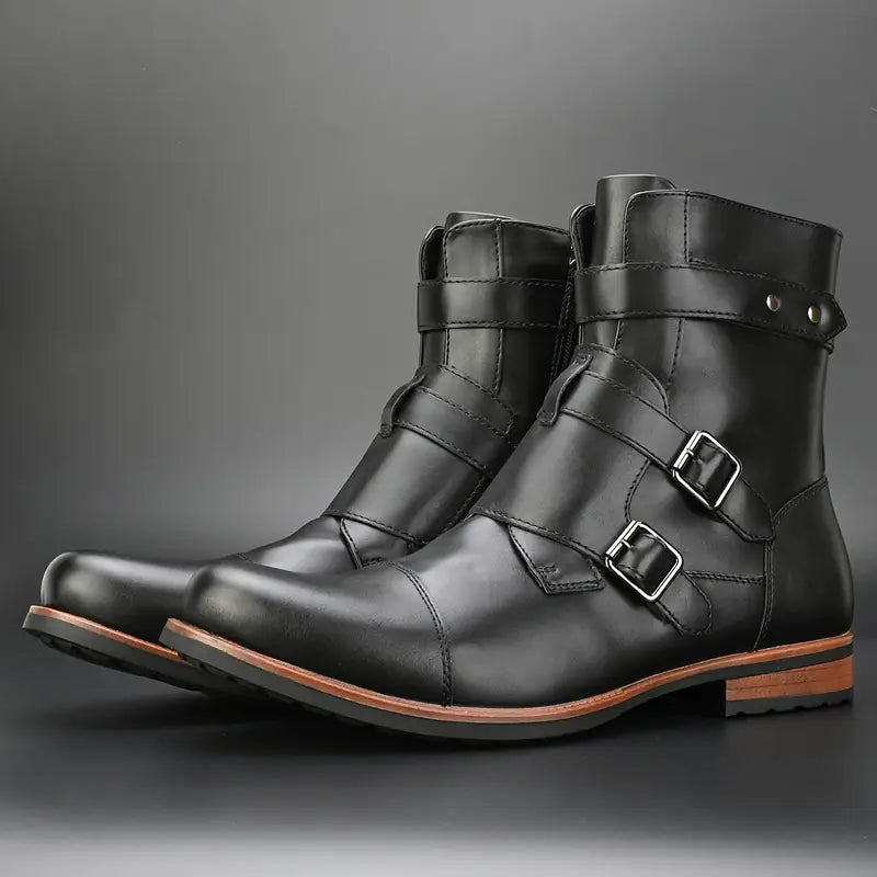 Heritage Leather Strap Boots