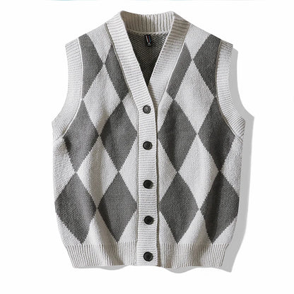 Oxford Argyle Wool Vest