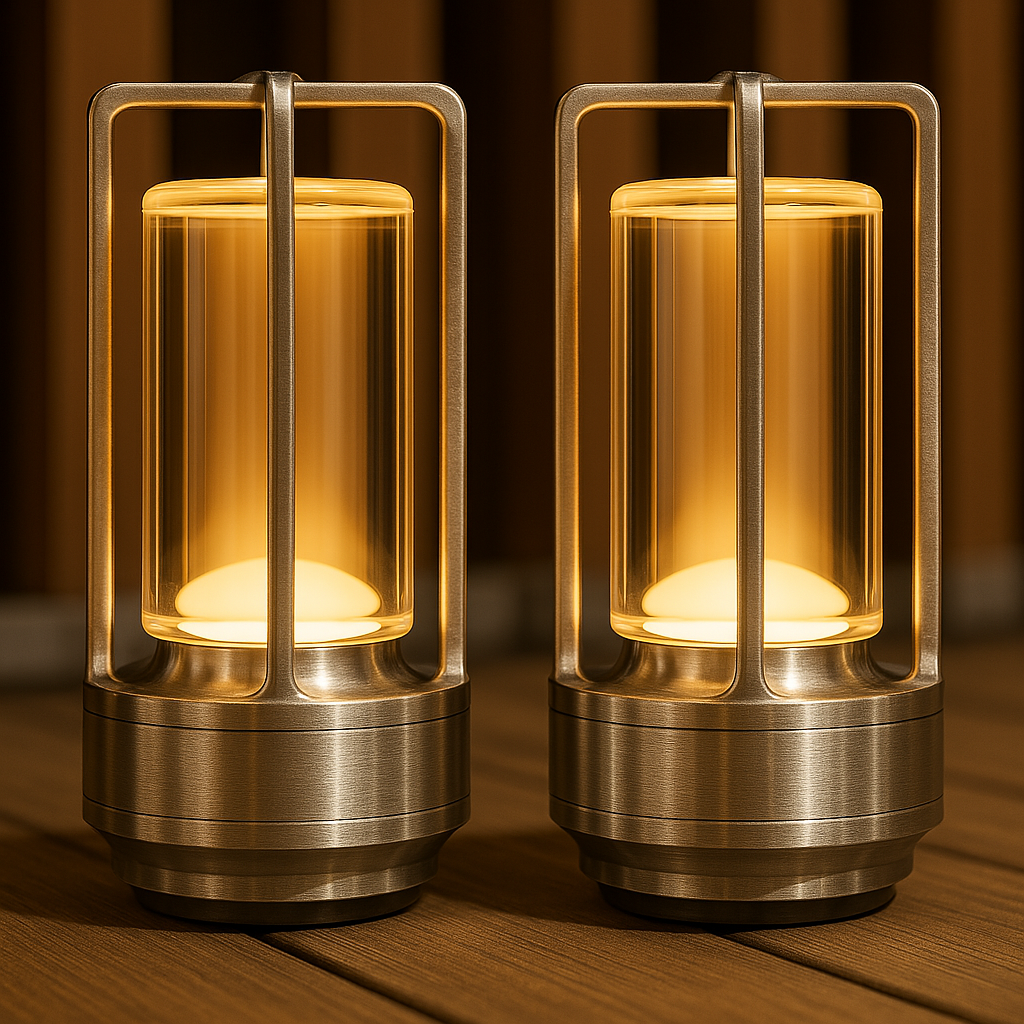 Crystal Lantern | Buy 1 Get 1 Free | Cordless LED Touch Table & Desk Lamp