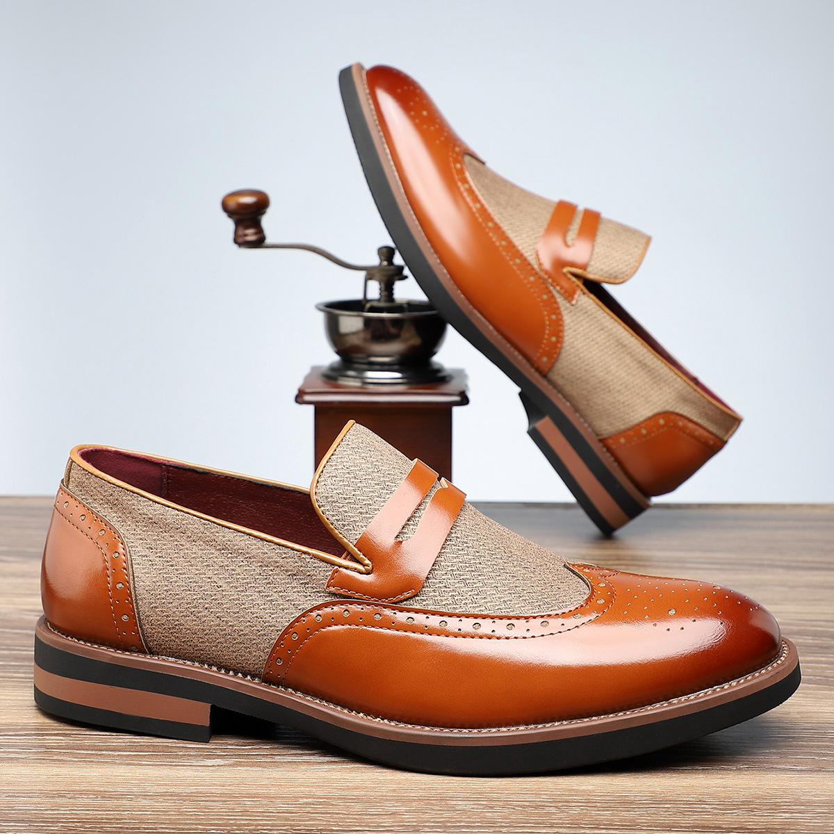 Regency Leather Brogue Loafers