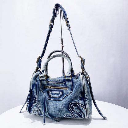 Everly Denim Crossbody Bag