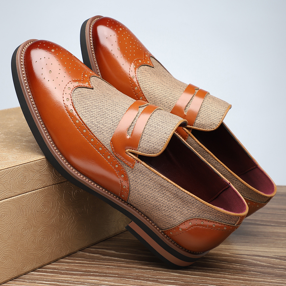 Regency Leather Brogue Loafers