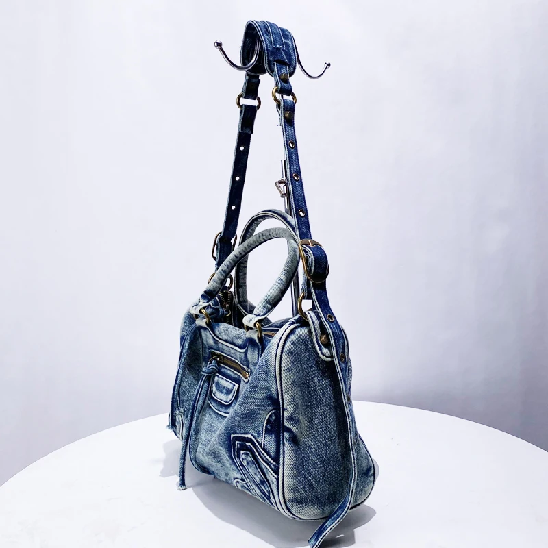 Everly Denim Crossbody Bag