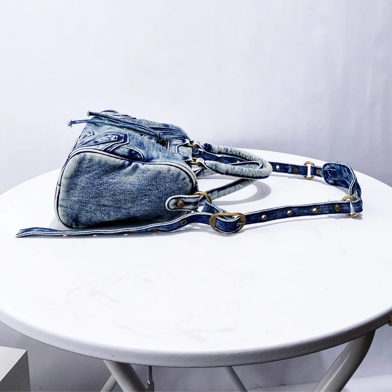 Everly Denim Crossbody Bag