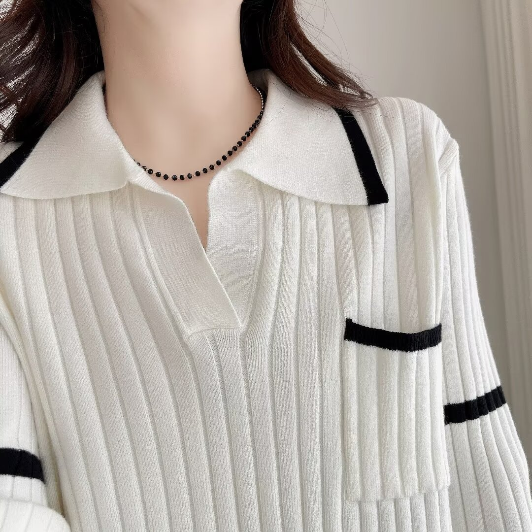 Margot Knit Polo Sweater