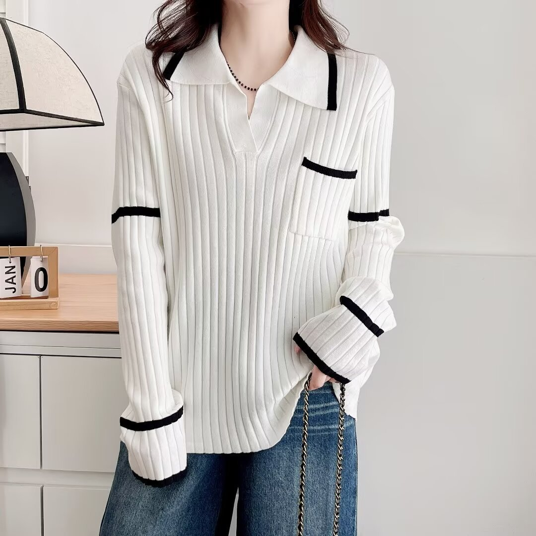 Margot Knit Polo Sweater